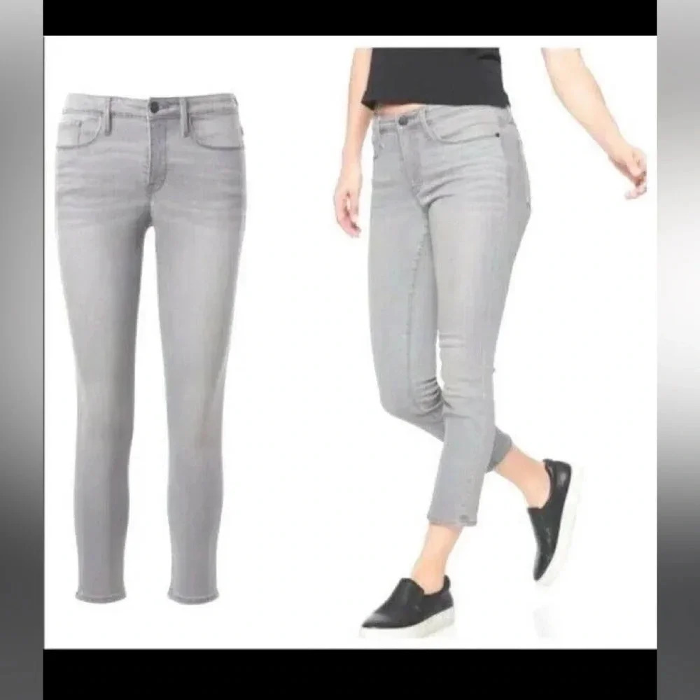Athleta Sculptek Light Gray Skinny Jeans